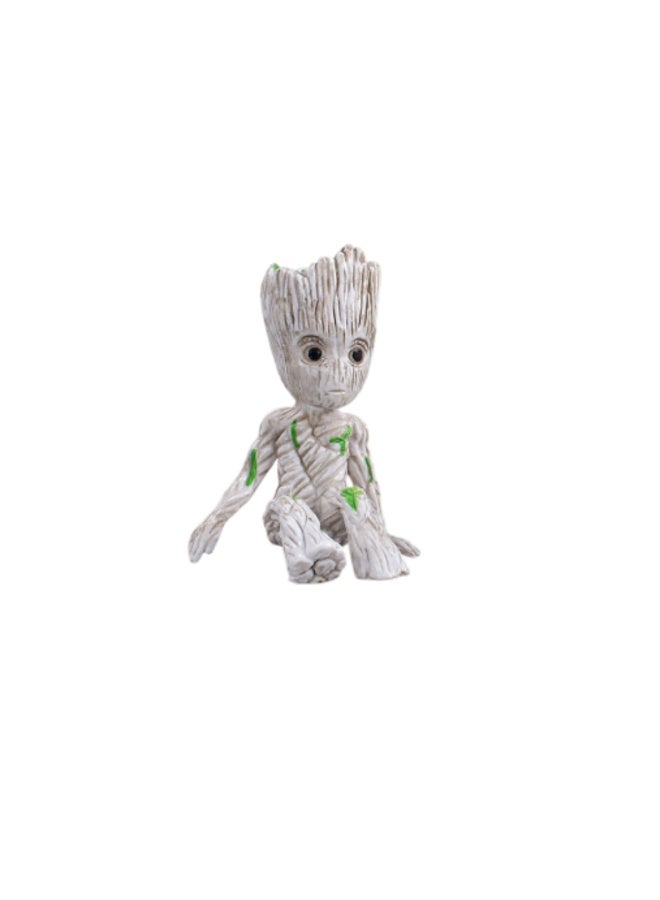 Aquarium Baby Groot Mini Action Figure Set – Aquarium Decoration & Desk Ornament – 3 Types - Image 2